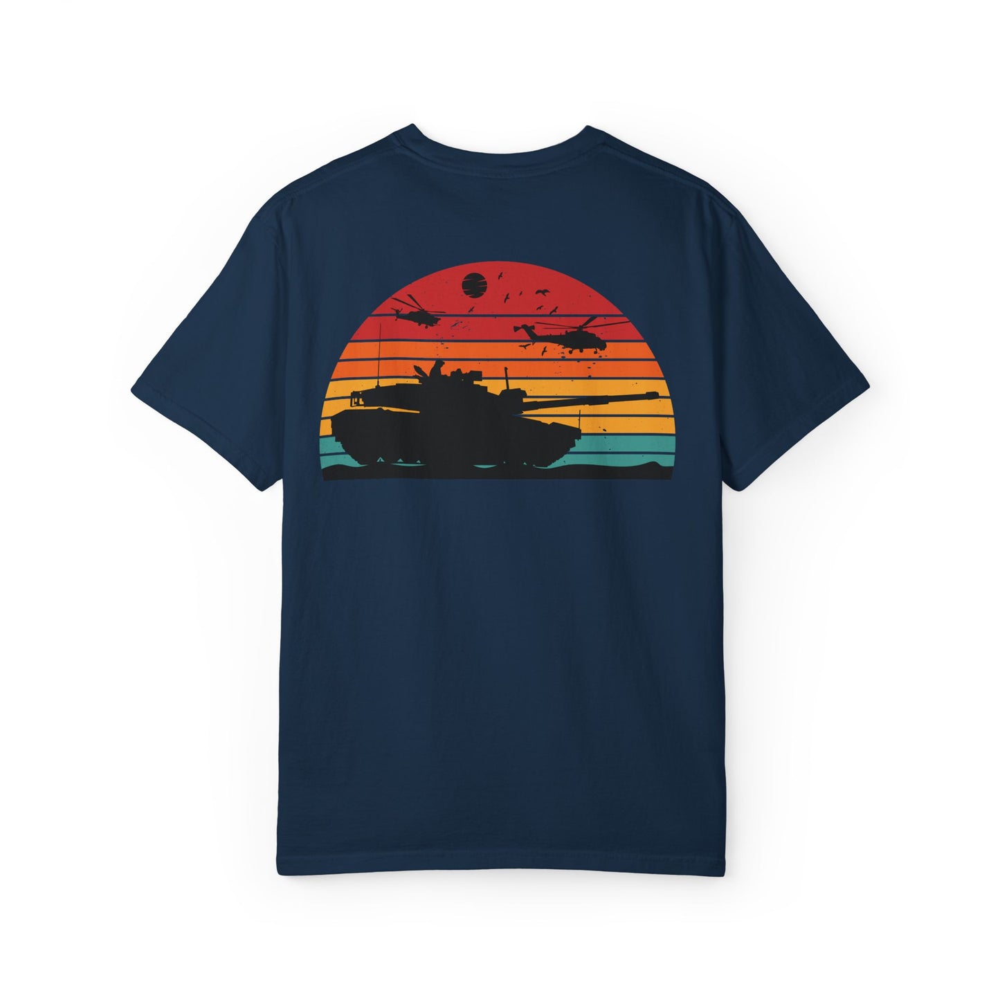 Vintage Sunset Tank Top - Military Inspired Unisex T-Shirt