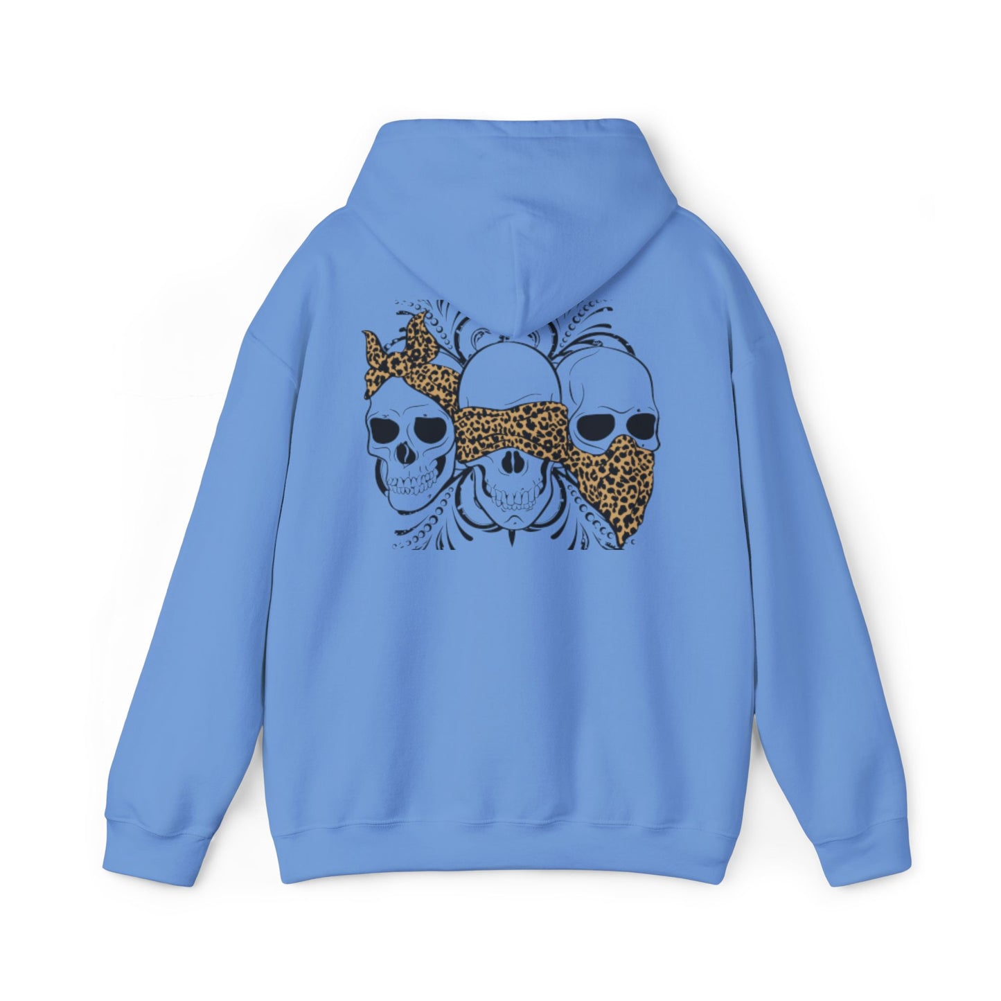 Skull Print Hoodie - Unisex Sweatshirt