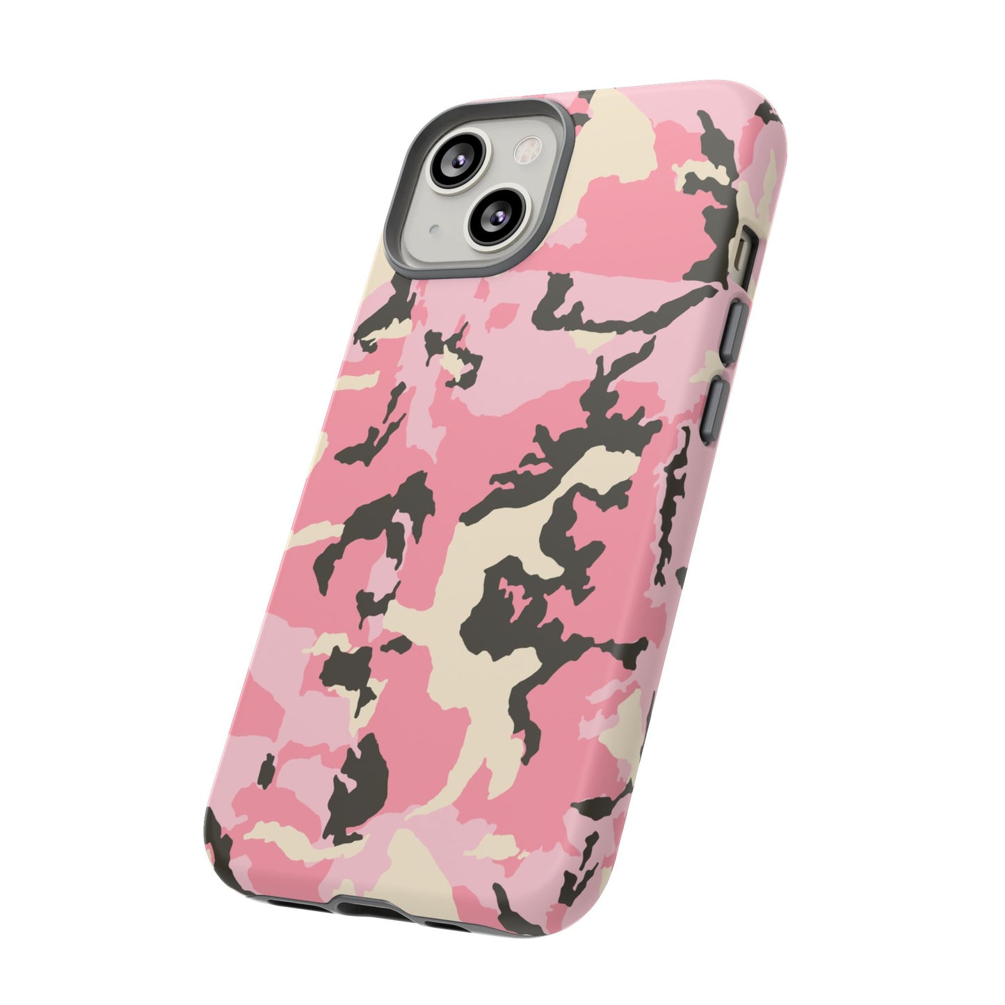 Stylish Pink Camouflage Phone Case – Tough Cases for Trendsetters