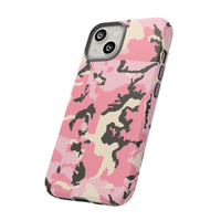 Stylish Pink Camouflage Phone Case – Tough Cases for Trendsetters
