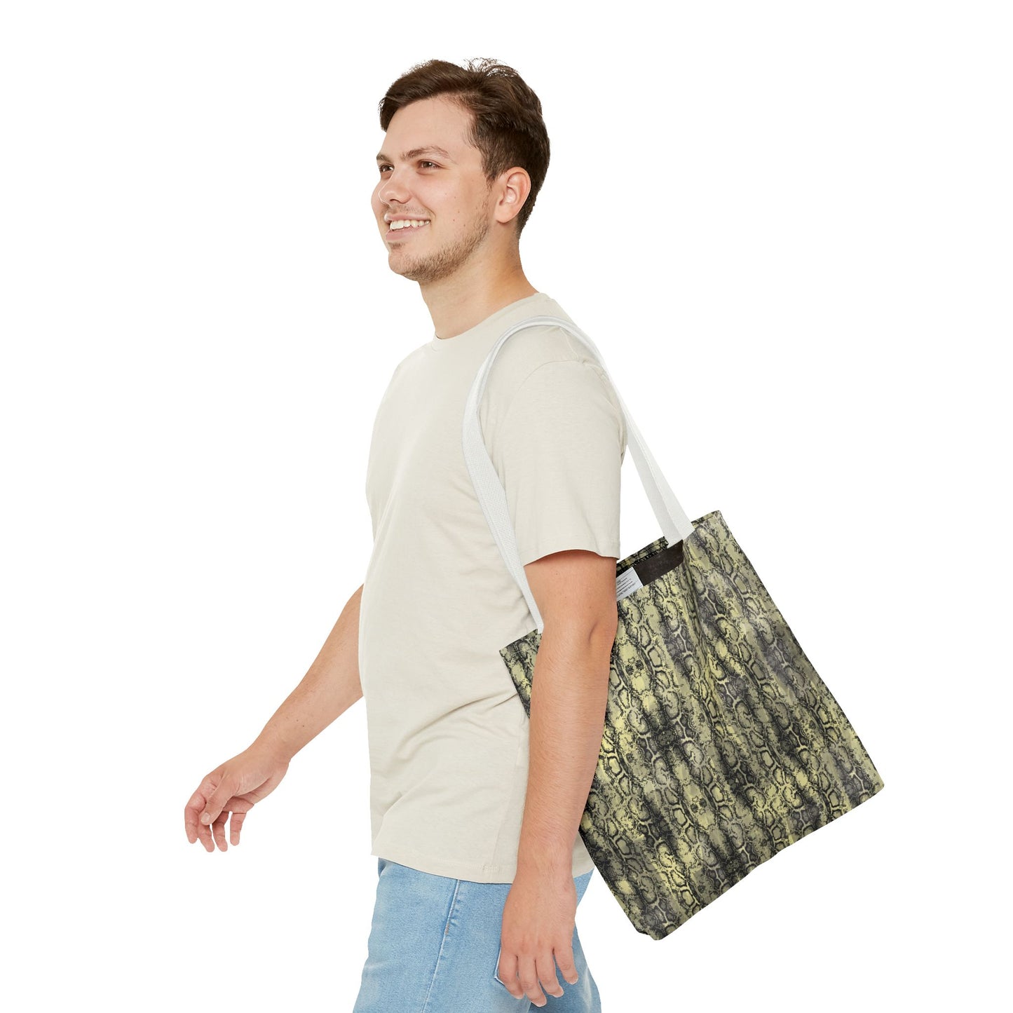 Stylish Snake Print Tote Bag – Eco-Friendly, Perfect for Everyday Use