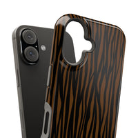 Stylish Magnetic Tough Phone Case - Bold Striped Design