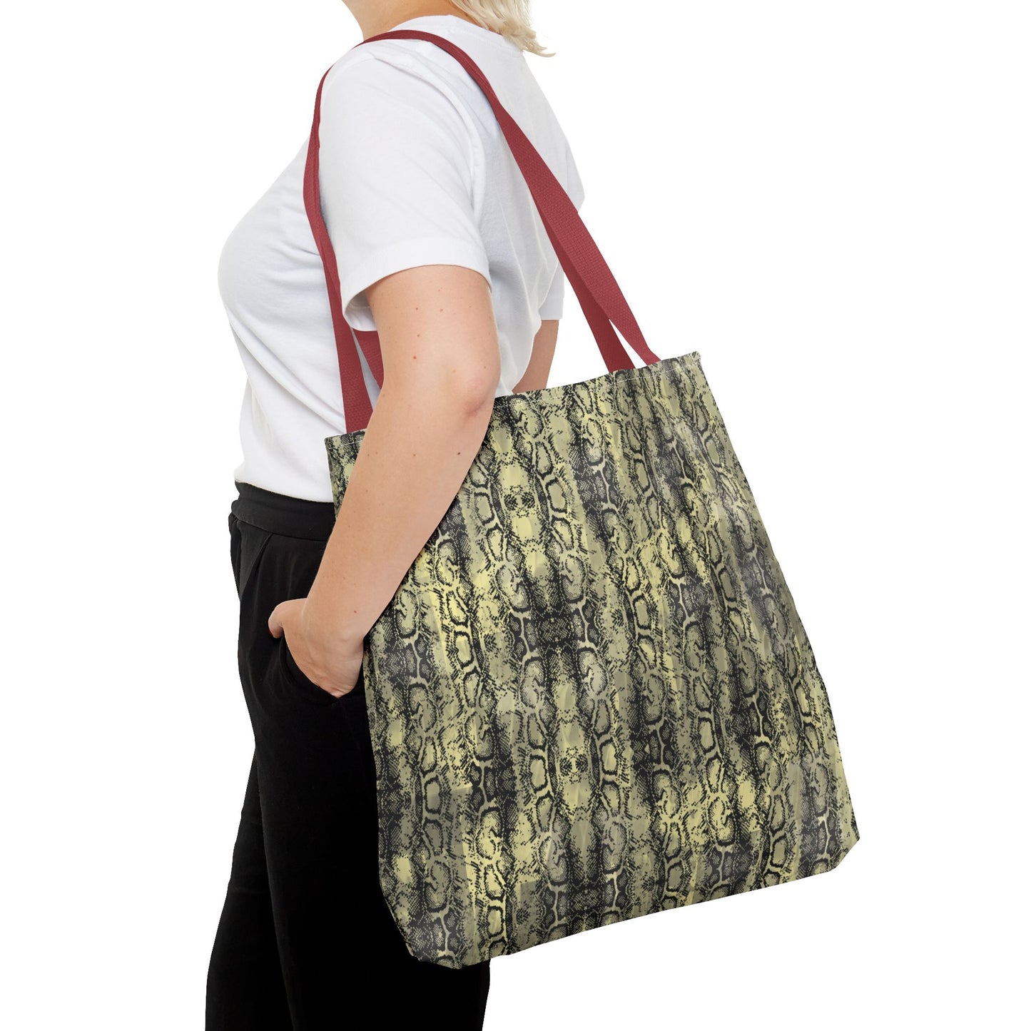 Stylish Snake Print Tote Bag – Eco-Friendly, Perfect for Everyday Use