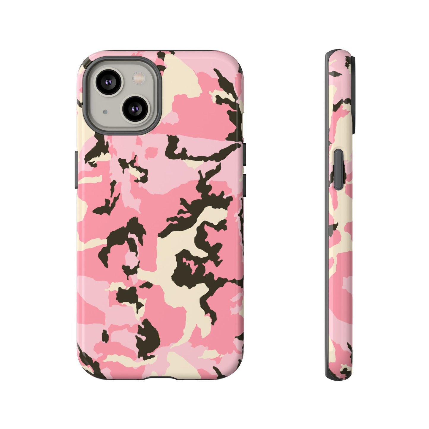 Stylish Pink Camouflage Phone Case – Tough Cases for Trendsetters