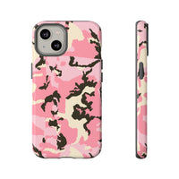 Stylish Pink Camouflage Phone Case – Tough Cases for Trendsetters