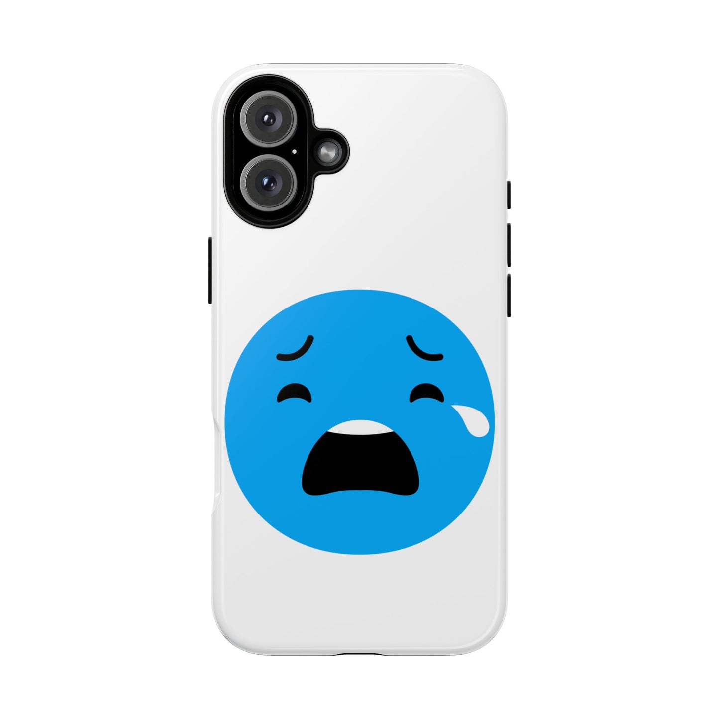 Funny Sad Face Phone Case - Tough and Stylish