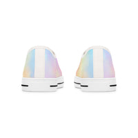Pastel Gradient Women's Low Top Sneakers - Stylish & Comfortable Casual Footwear