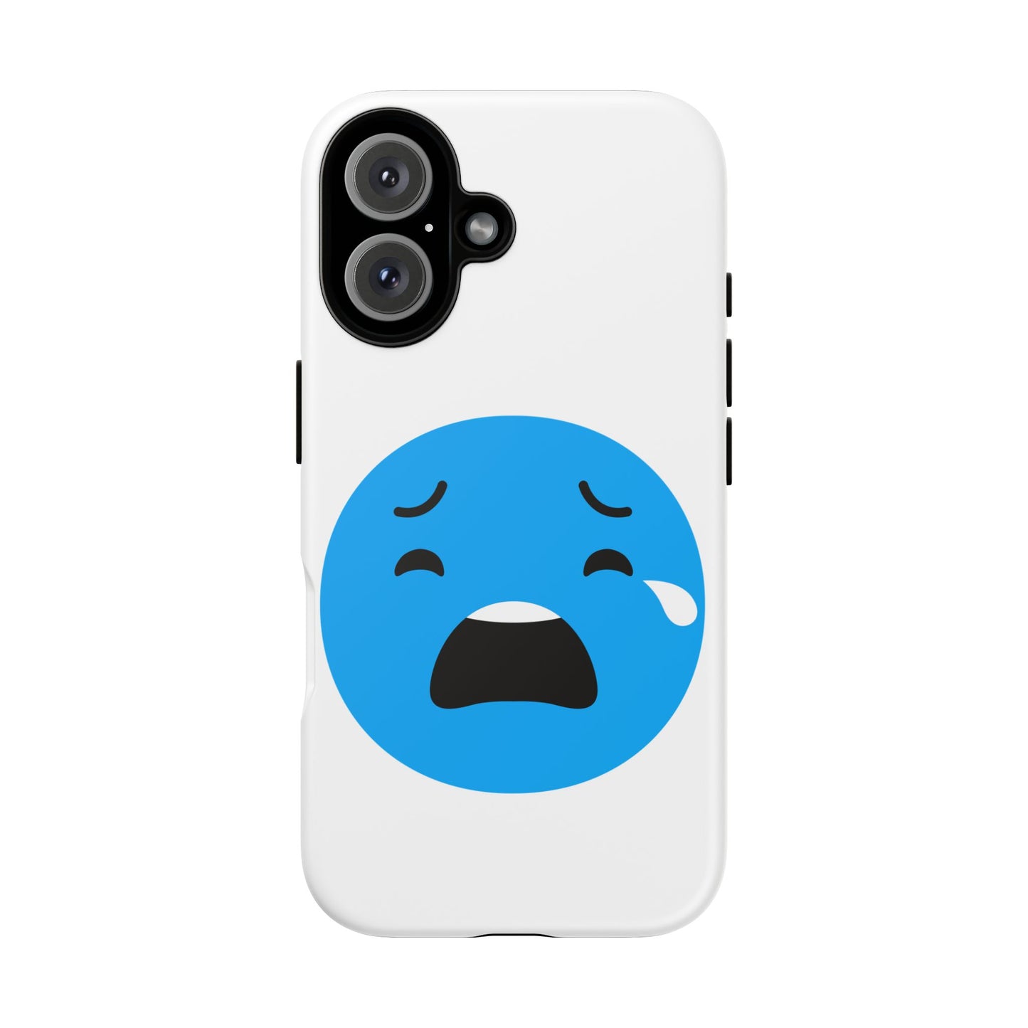 Funny Sad Face Phone Case - Tough and Stylish