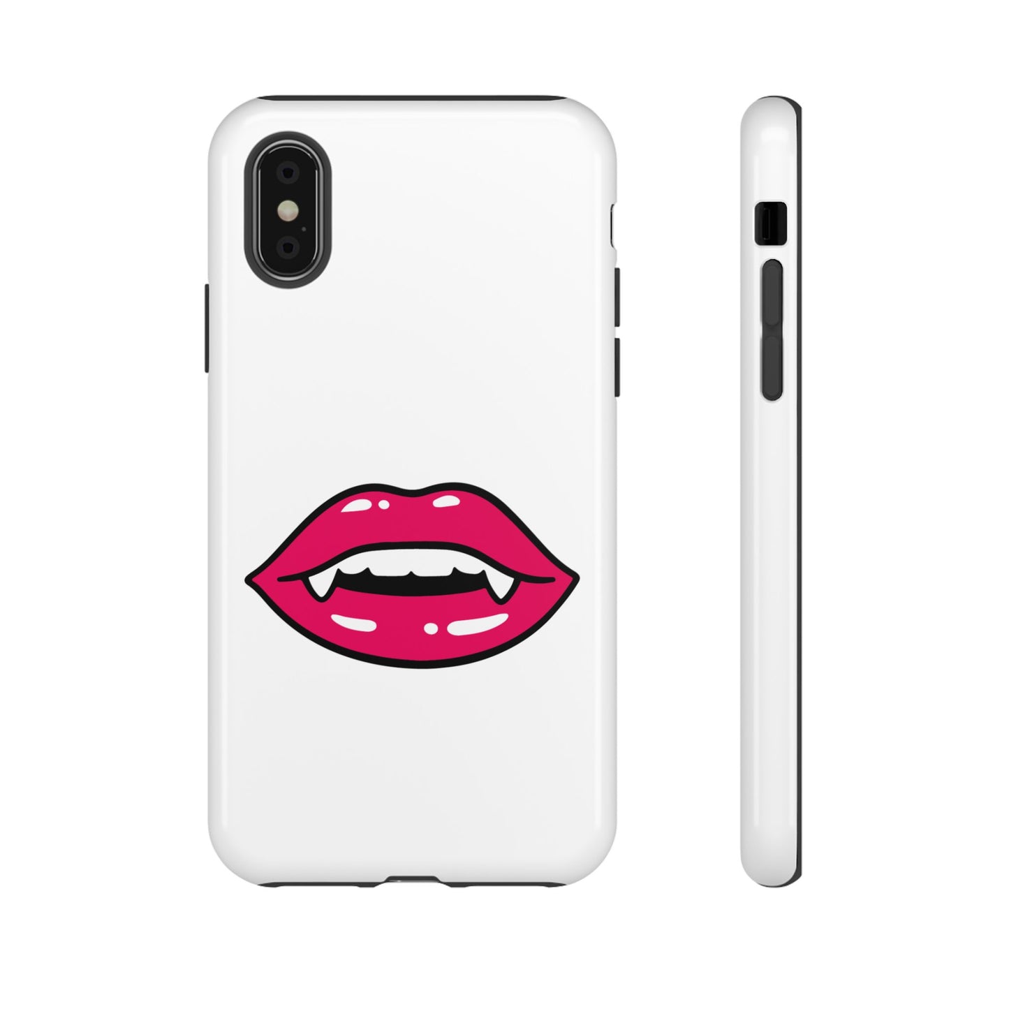 Vampire Mouth Phone Case - Tough Cases for Halloween, Gift for Spooky Lovers, Quirky Phone Accessories, Fun Tech Gear