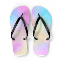 Pastel Tie-Dye Flip Flops – Perfect for Summer Beach Days & Festivals