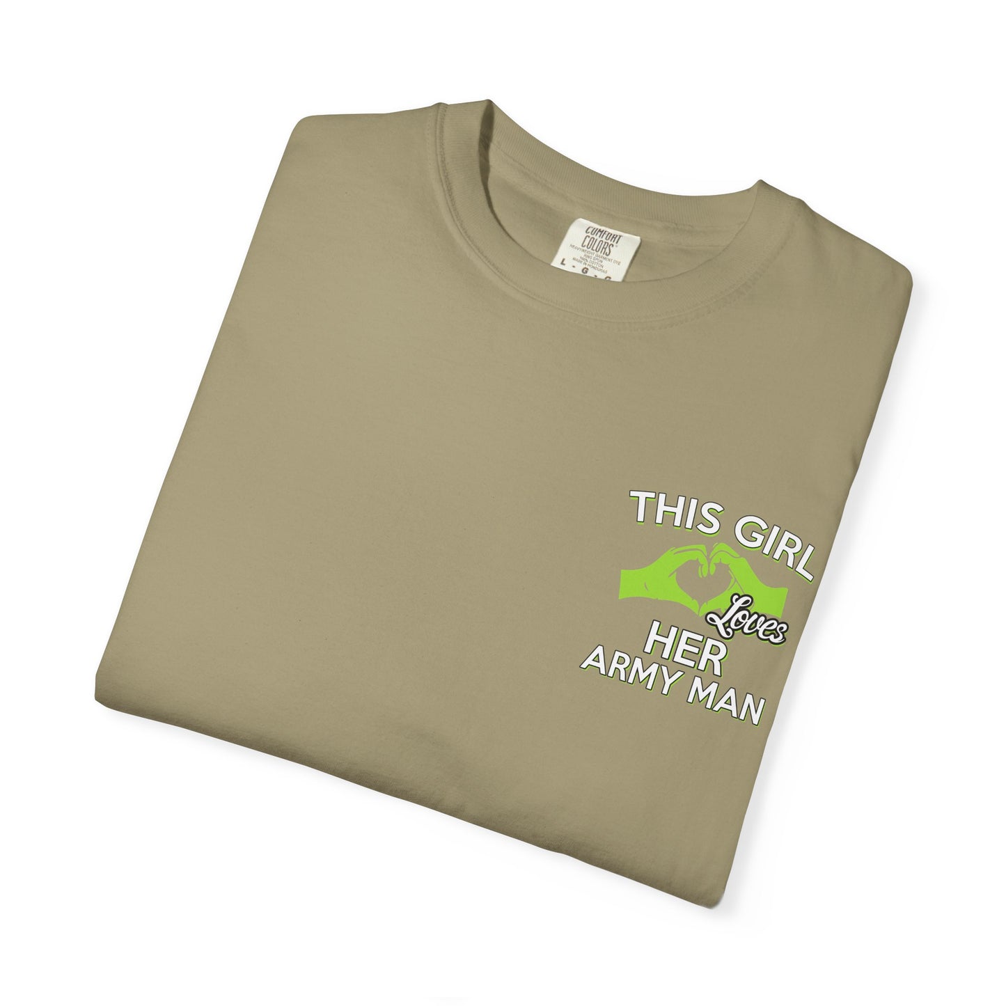 Army Wife Love T-shirt - Cute Gift for Military Girlfriends, Support Our Troops Apparel, Unisex Casual Tee, Army Partner