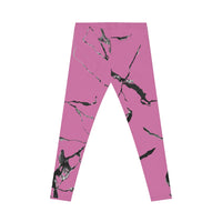 Chic Women's Marble Print Leggings, Stylish Activewear, Comfortable Yoga Pants, Fashion Leggings for Daily Wear, Unique Gift for Her