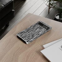 Tough Cases: Stylish Black and White Zebra Print Phone Case