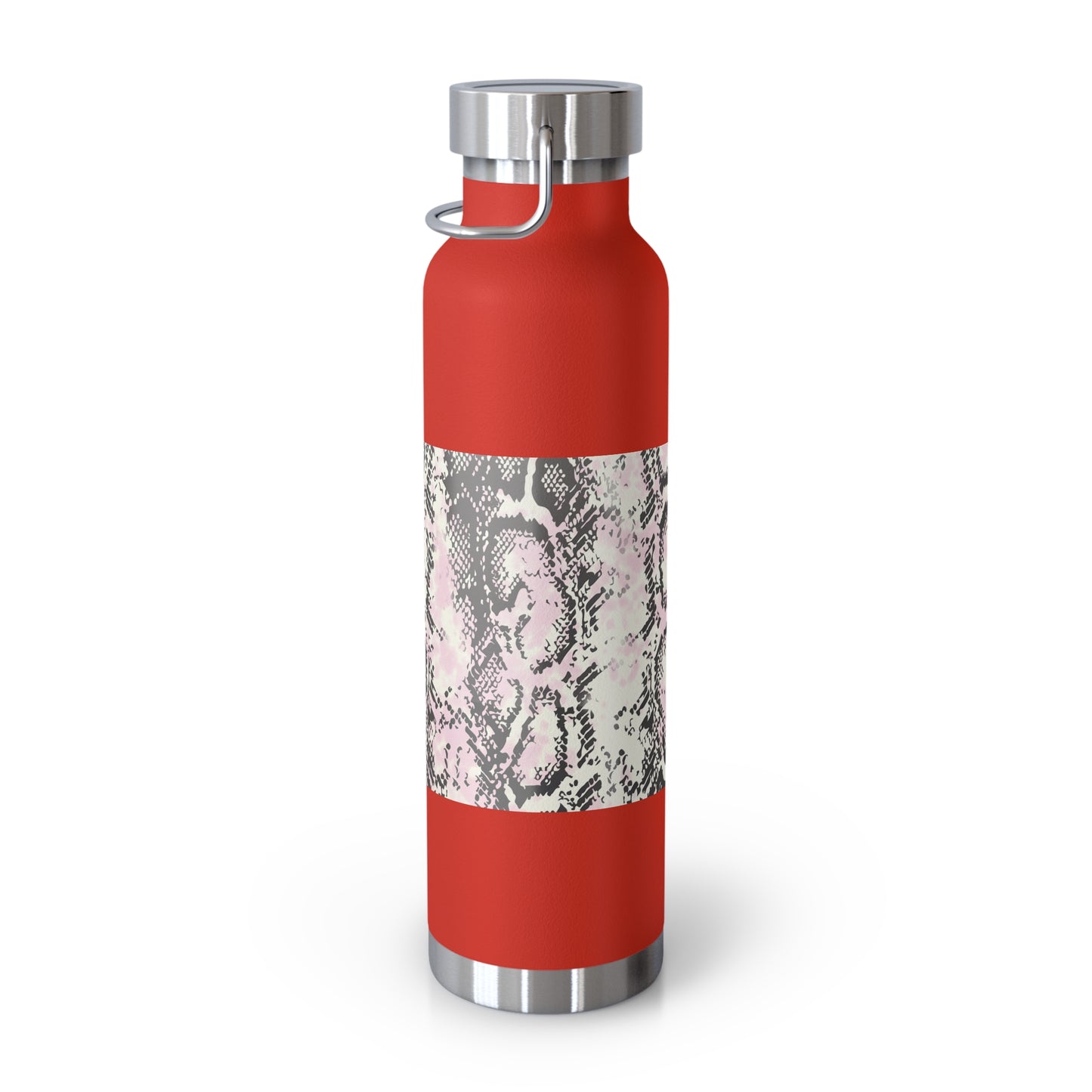 Trendy Snakeskin Insulated Water Bottle - 22oz - Perfect for Travel & Outdoor Adventures