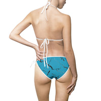 Women's Vintage-Style Bikini Swimsuit, Summer Beachwear, Pool Party Attire, Vacation Swimwear, Stylish Swimsuits for Women