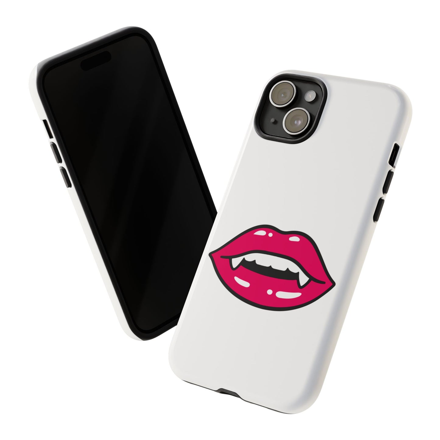 Vampire Mouth Phone Case - Tough Cases for Halloween, Gift for Spooky Lovers, Quirky Phone Accessories, Fun Tech Gear