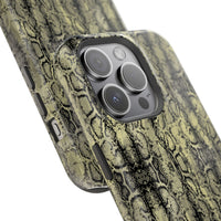 Stylish Snake Skin Magnetic Tough Case - Durable Protection for Your Phone