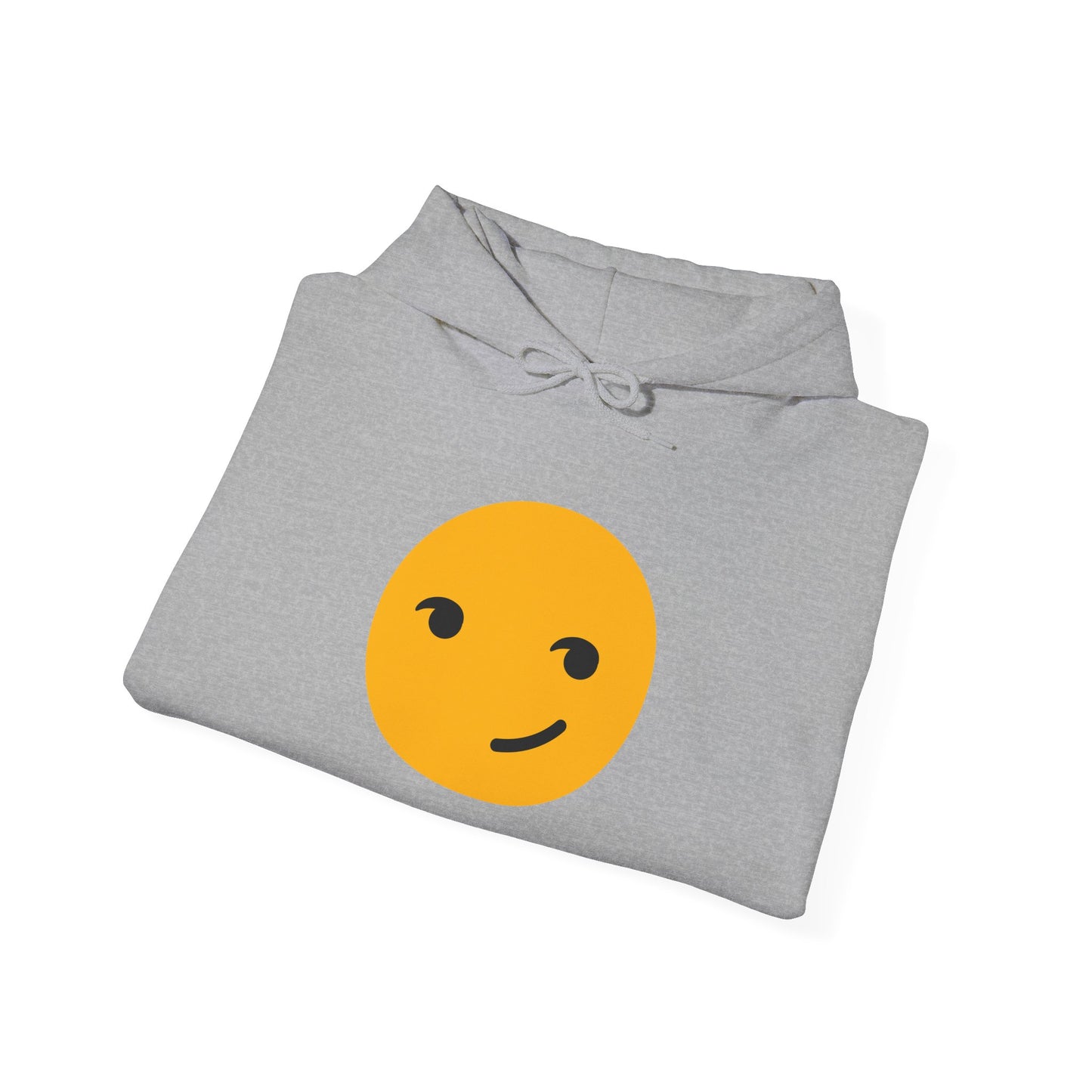 Smiley Face Unisex Heavy Blend Hooded Sweatshirt – Cozy & Playful Comfort for All Occasions