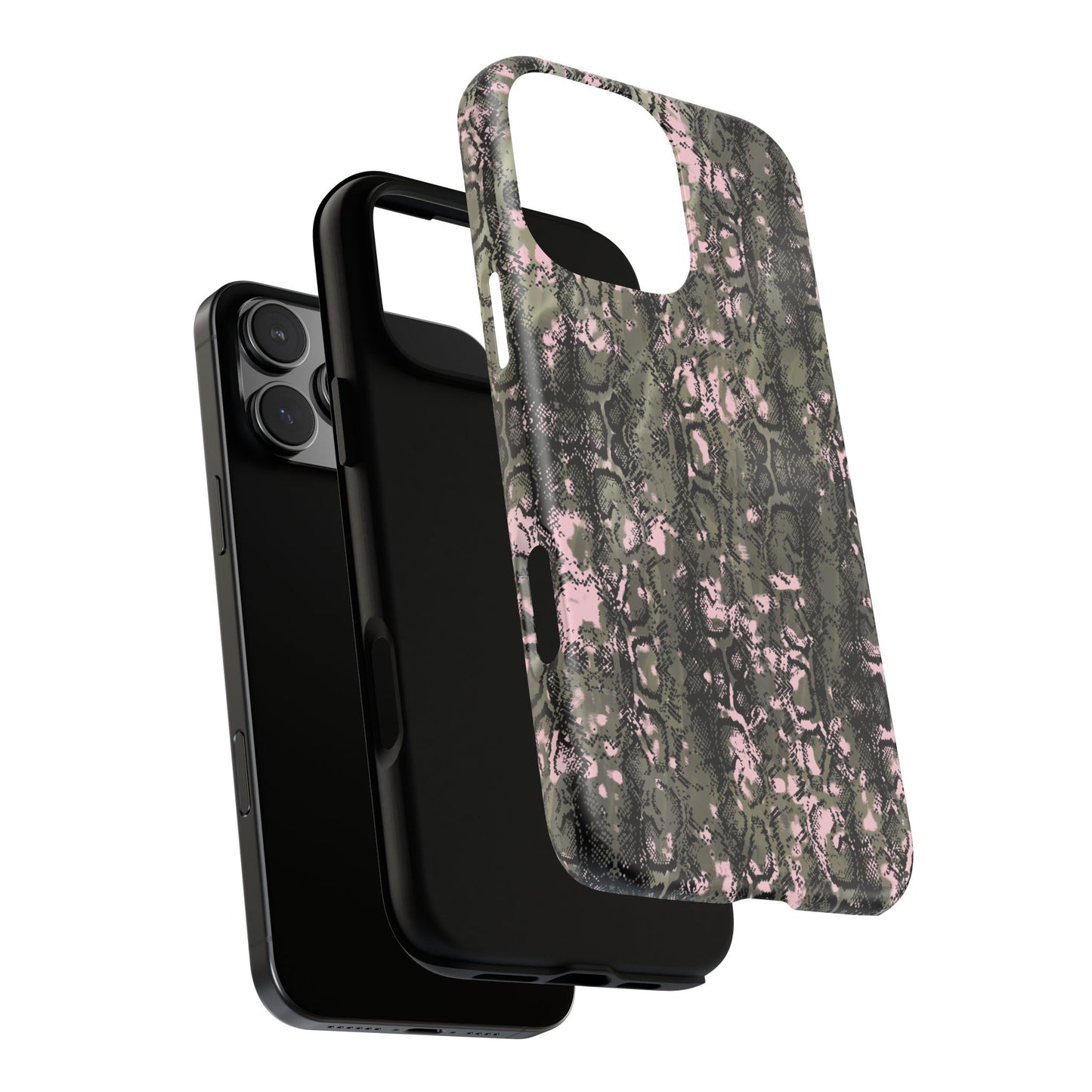 Stylish Snake Print Phone Case for Tough Protection