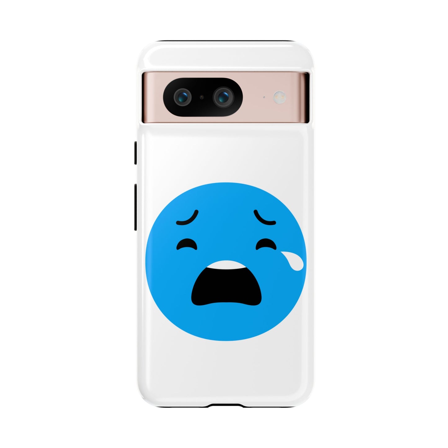 Funny Sad Face Phone Case - Tough and Stylish
