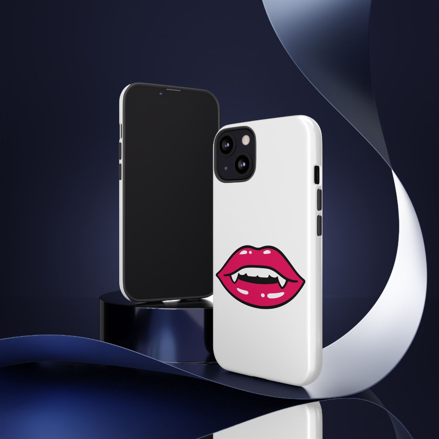 Vampire Mouth Phone Case - Tough Cases for Halloween, Gift for Spooky Lovers, Quirky Phone Accessories, Fun Tech Gear