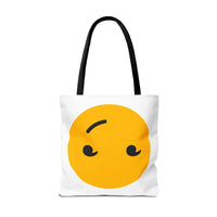 Playful Smiley Tote Bag - Cute and Fun Design for Everyday Use