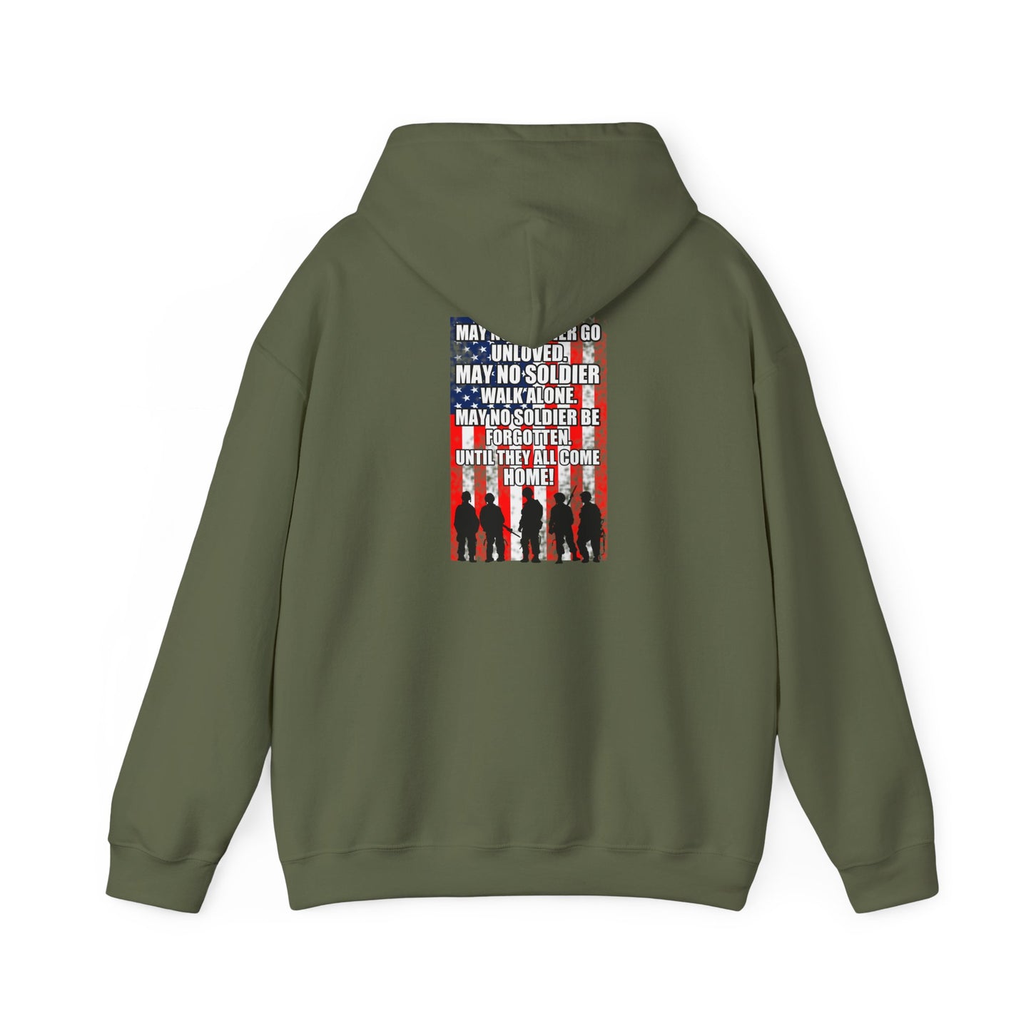 Patriotic Memorial Hoodie: Honor our Heroes, Unisex Sweatshirt for Veterans, Remembrance Day, Gift for Military Families,