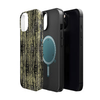 Stylish Snake Skin Magnetic Tough Case - Durable Protection for Your Phone