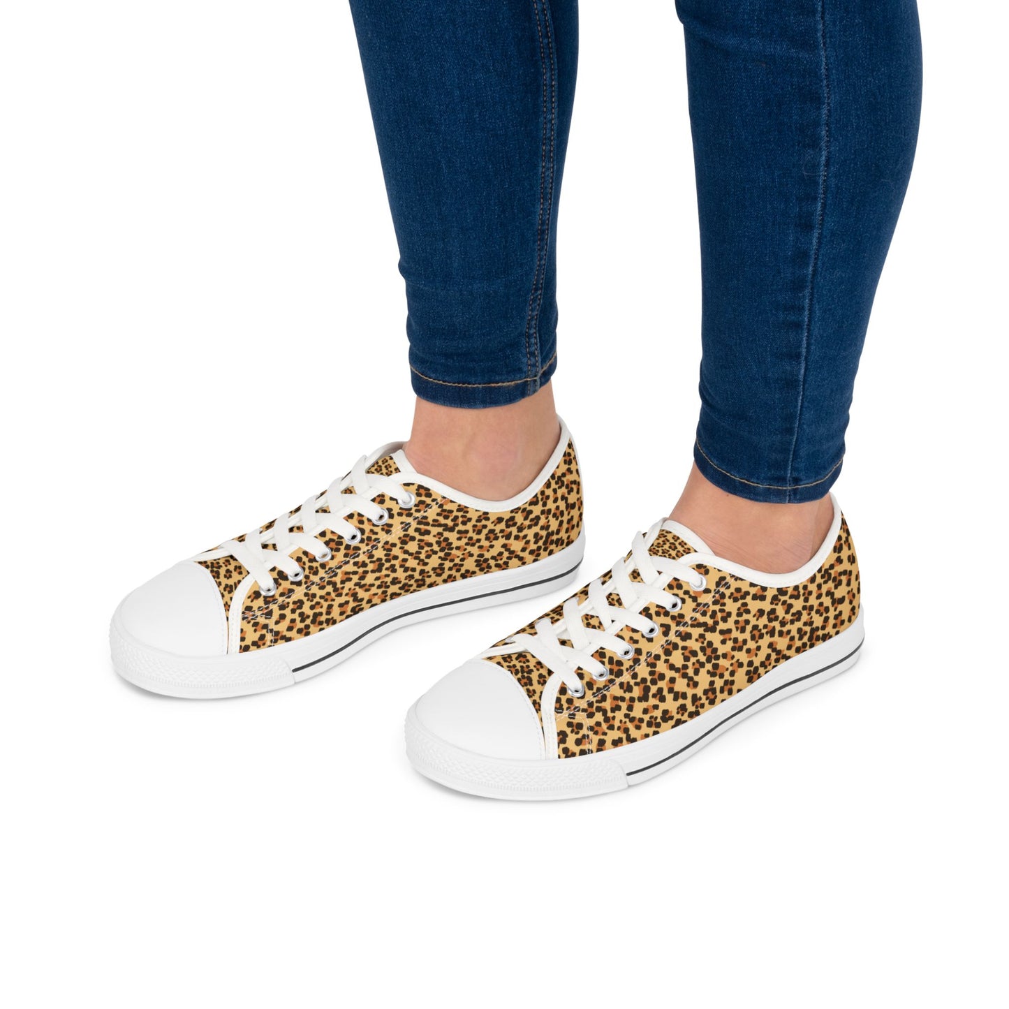 Trendy Leopard Print Low Top Sneakers for Women