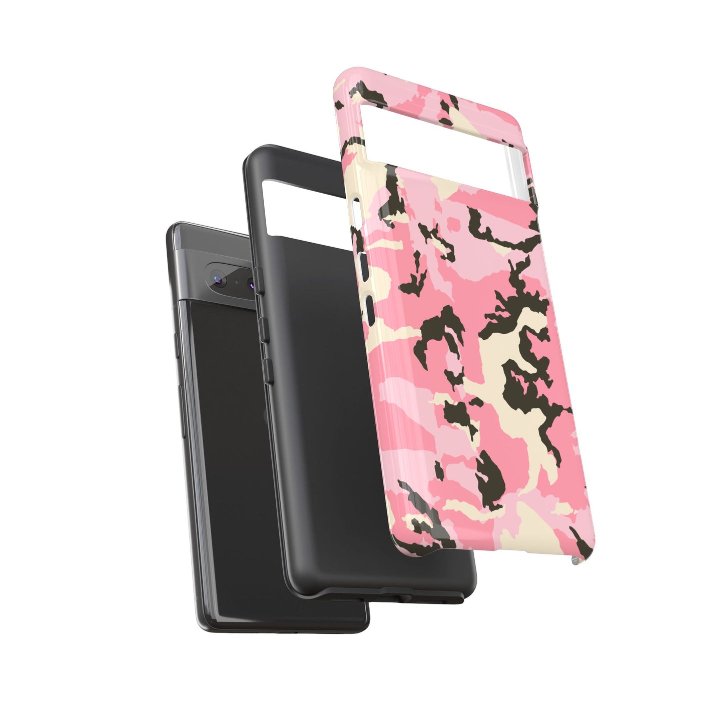 Stylish Pink Camouflage Phone Case – Tough Cases for Trendsetters
