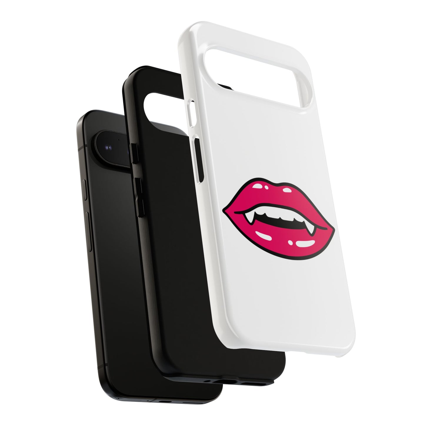 Vampire Mouth Phone Case - Tough Cases for Halloween, Gift for Spooky Lovers, Quirky Phone Accessories, Fun Tech Gear