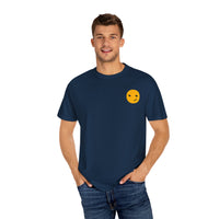 Smile Circle Unisex Garment-Dyed T-Shirt - Fun Casual Tee for Everyday Wear