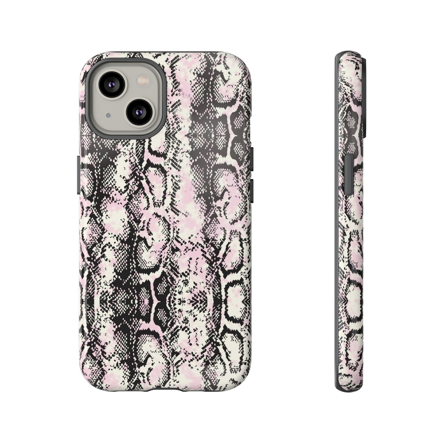 Stylish Snake Print Phone Case - Tough Protection for Trendsetters
