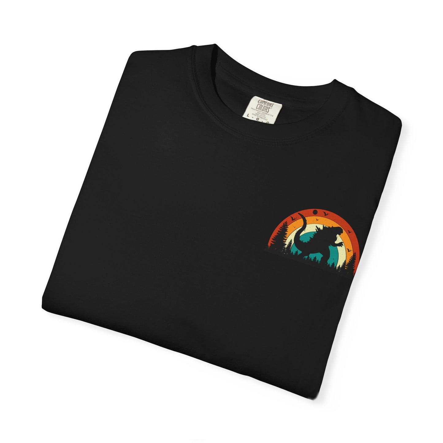 Retro Sunset Dinosaur Unisex T-Shirt