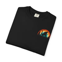 Retro Sunset Dinosaur Unisex T-Shirt