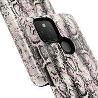Stylish Snake Print Phone Case – Trendy Design, Tough Protection  Make a bold fashion statement while keeping your phone safe with this sleek and durable snake print case.