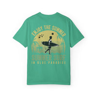 Vintage Summer Surf T-shirt, Summer Vibes, Beachwear, Unisex Graphic Tee, Casual Summer Apparel, Vacation Shirt