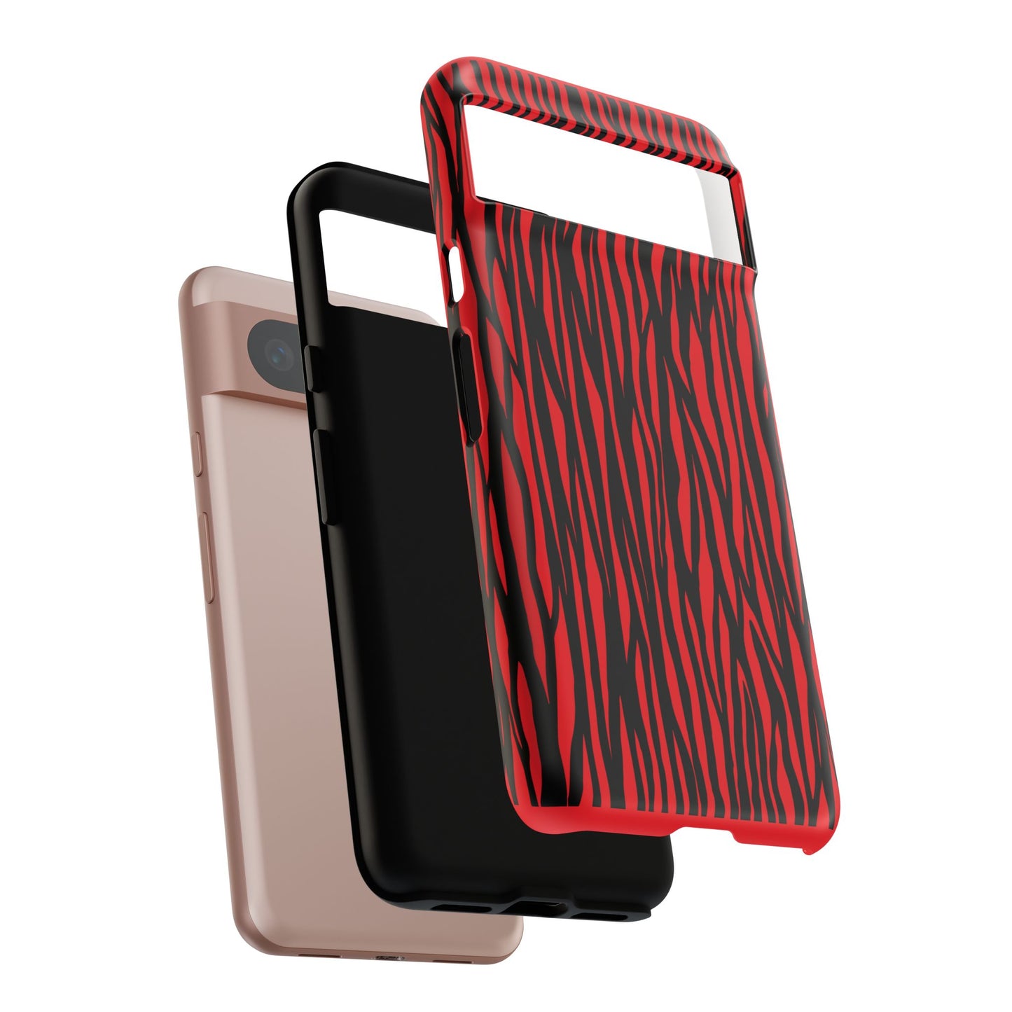 Bold Zebra Print Phone Case - Tough Protection for Trendsetters