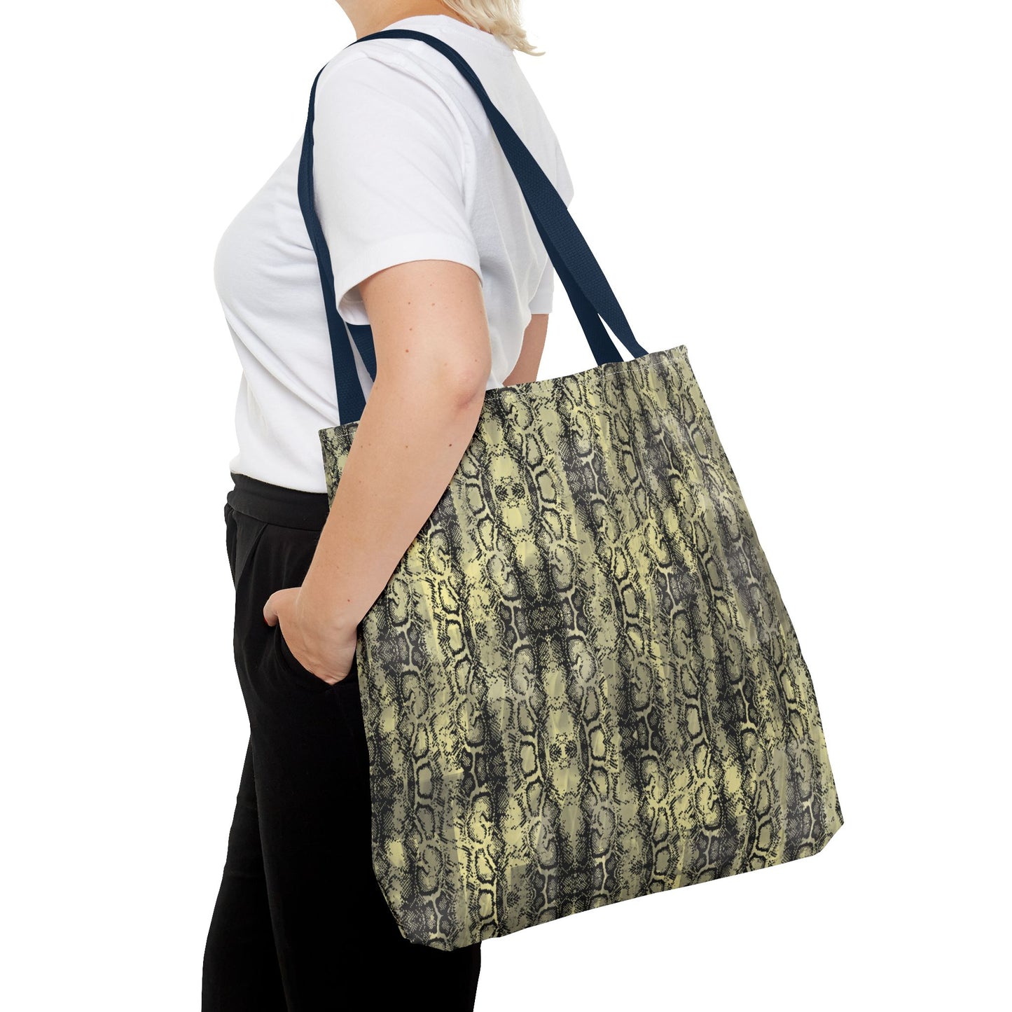 Stylish Snake Print Tote Bag – Eco-Friendly, Perfect for Everyday Use