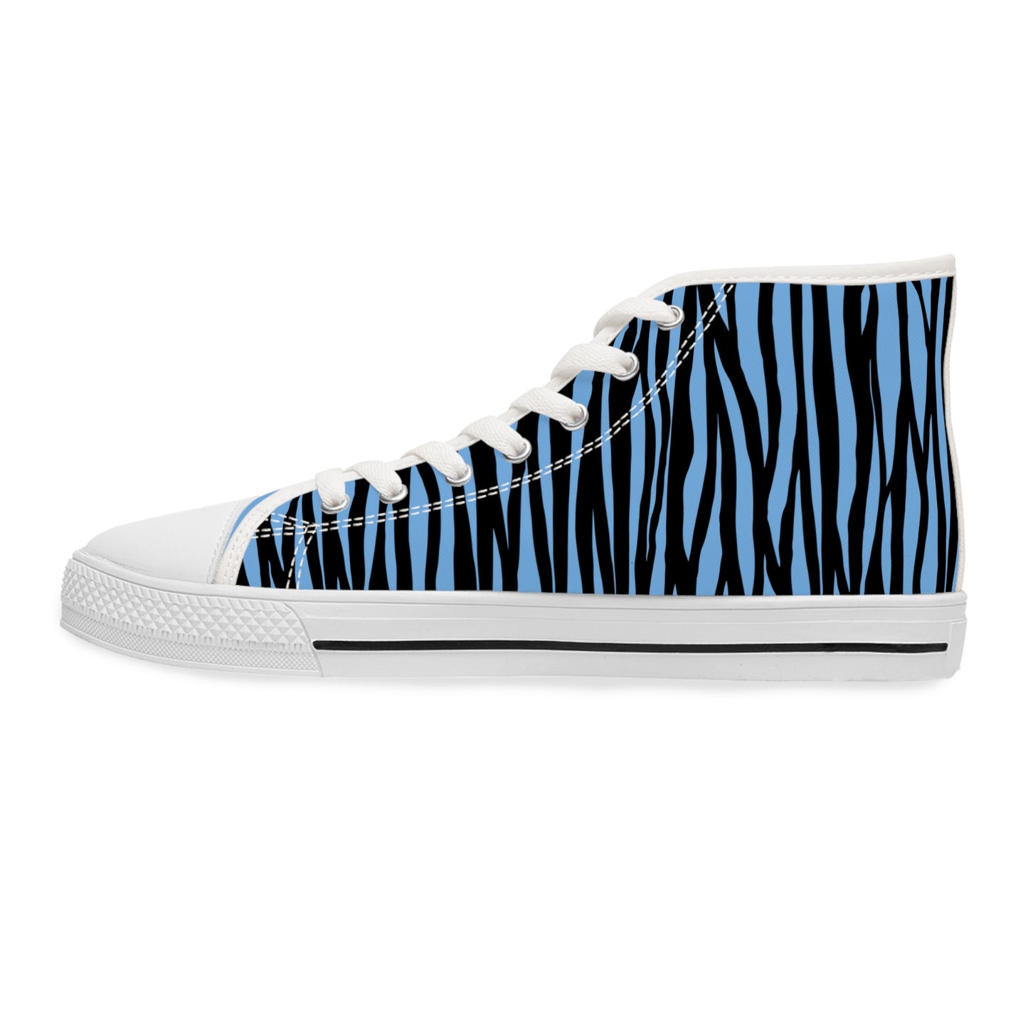 Fierce Striped High Top Sneakers for Trendsetters