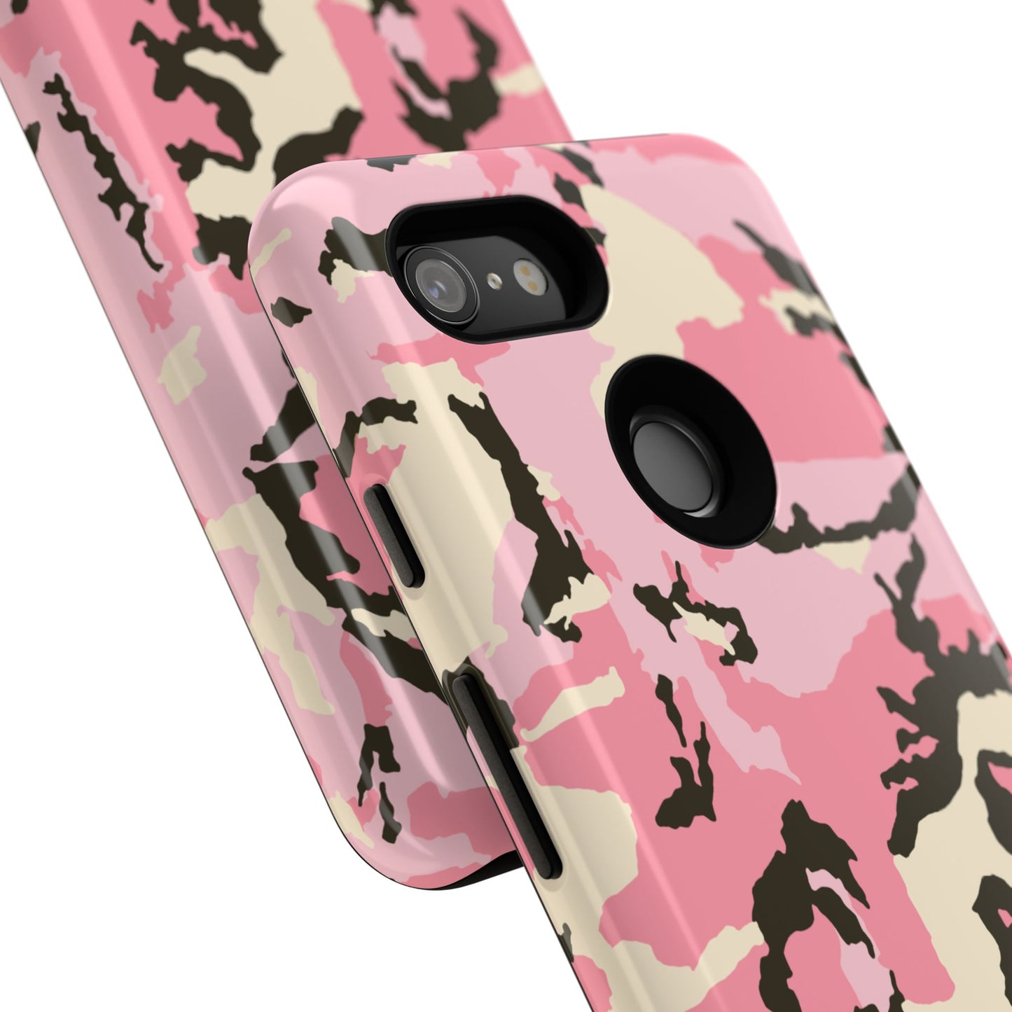 Stylish Pink Camouflage Phone Case – Tough Cases for Trendsetters