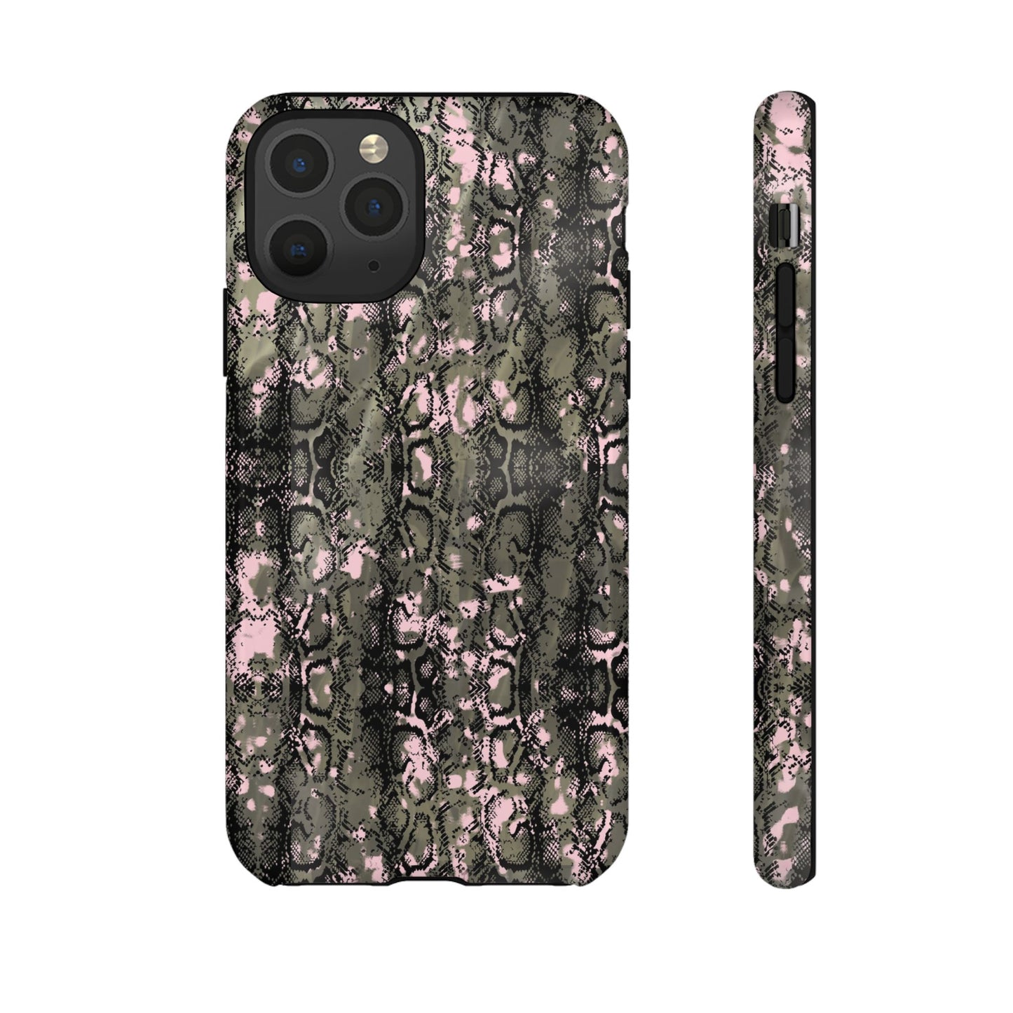 Stylish Snake Print Phone Case for Tough Protection