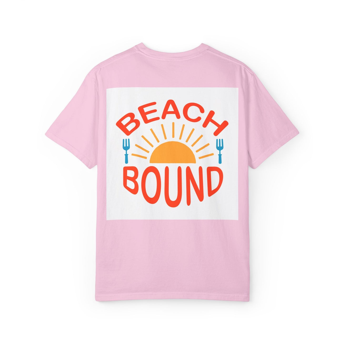 Beach Bound Unisex Garment-Dyed T-Shirt, Summer Vibes, Casual Wear, Beach Trip, Vacation Shirt, Outdoor Activities