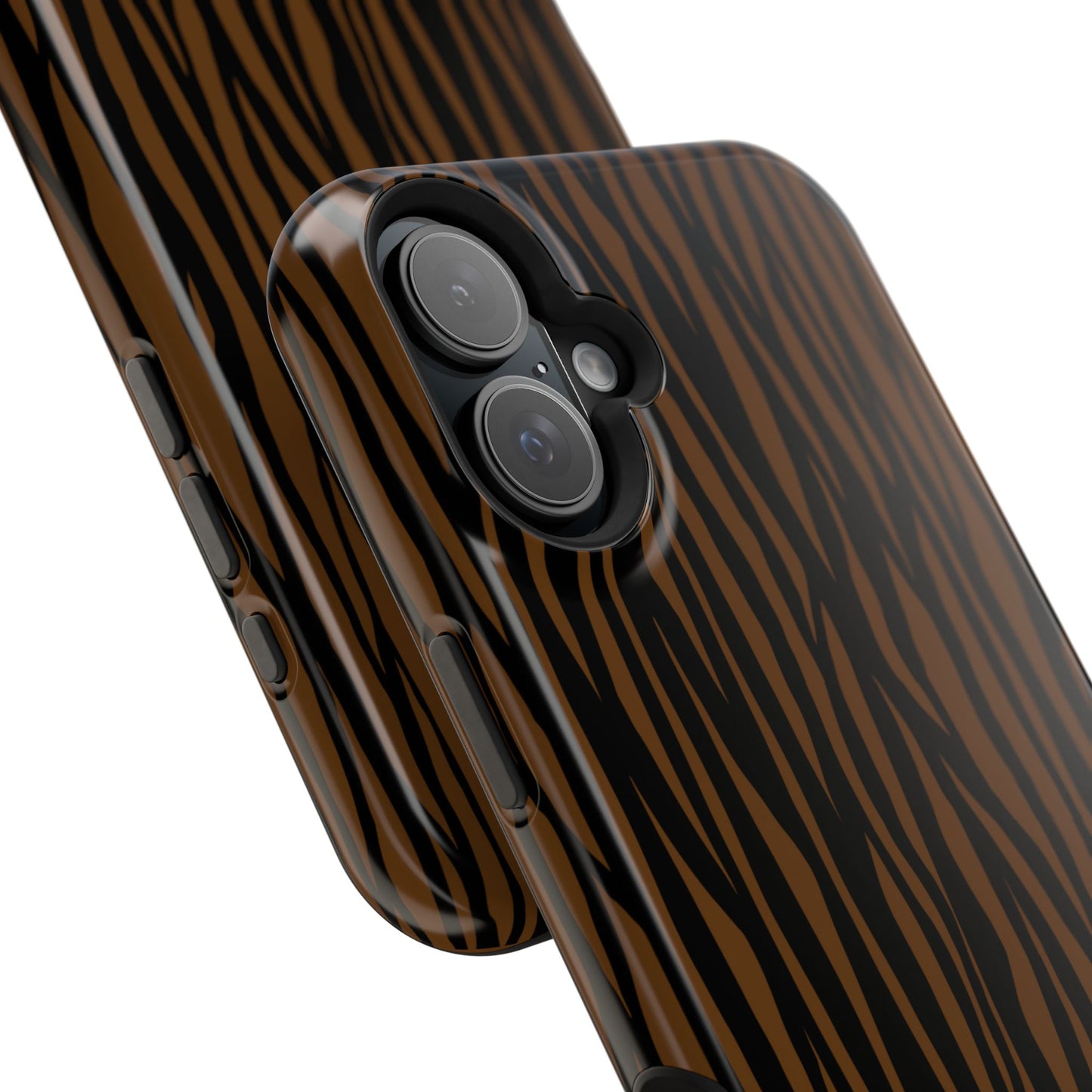 Stylish Magnetic Tough Phone Case - Bold Striped Design