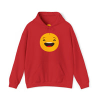 Funny Smile Emoji Hoodie - Unisex Heavy Blend™ Sweatshirt for Everyday Comfort