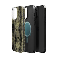 Stylish Snake Skin Magnetic Tough Case - Durable Protection for Your Phone
