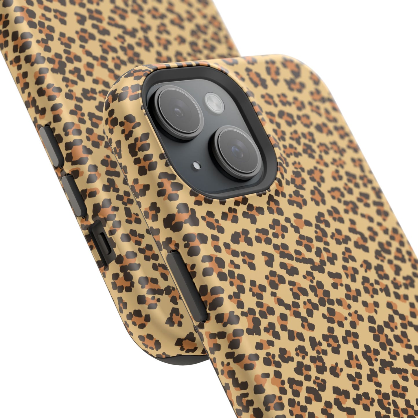 Leopard Print Magnetic Tough Case for iPhone – Bold Style, Rugged Protection  Make a fierce statement while keeping your iPhone safe with this stylish and durable magnetic tough case featuring a trendy leopard print design.