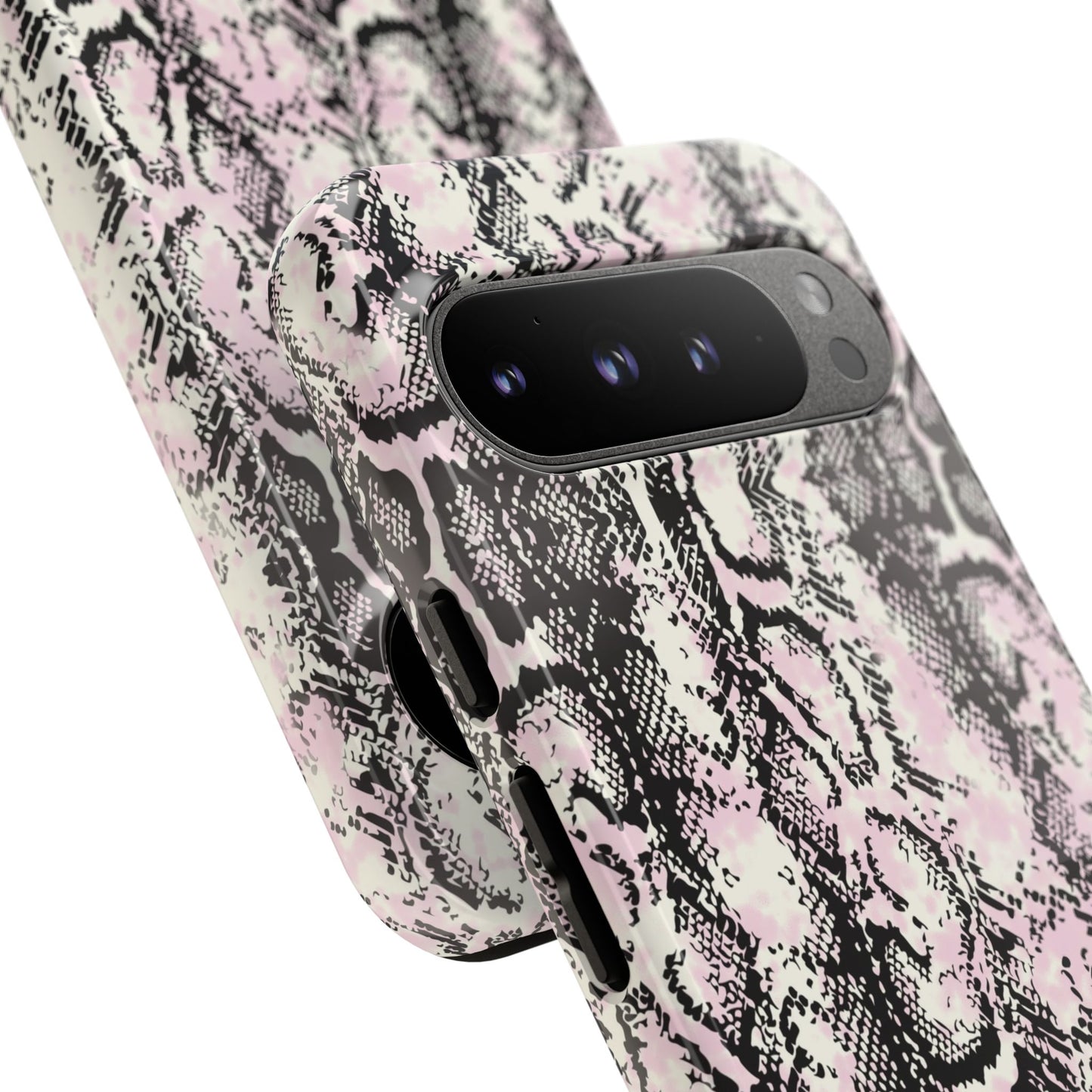 Stylish Snake Print Phone Case - Tough Protection for Trendsetters
