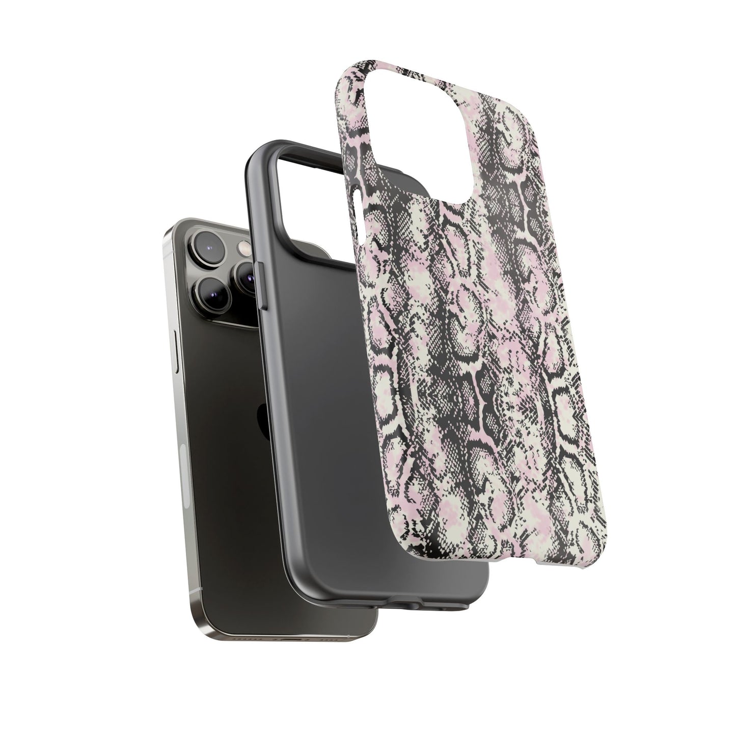 Stylish Snake Print Phone Case – Trendy Design, Tough Protection  Make a bold fashion statement while keeping your phone safe with this sleek and durable snake print case.