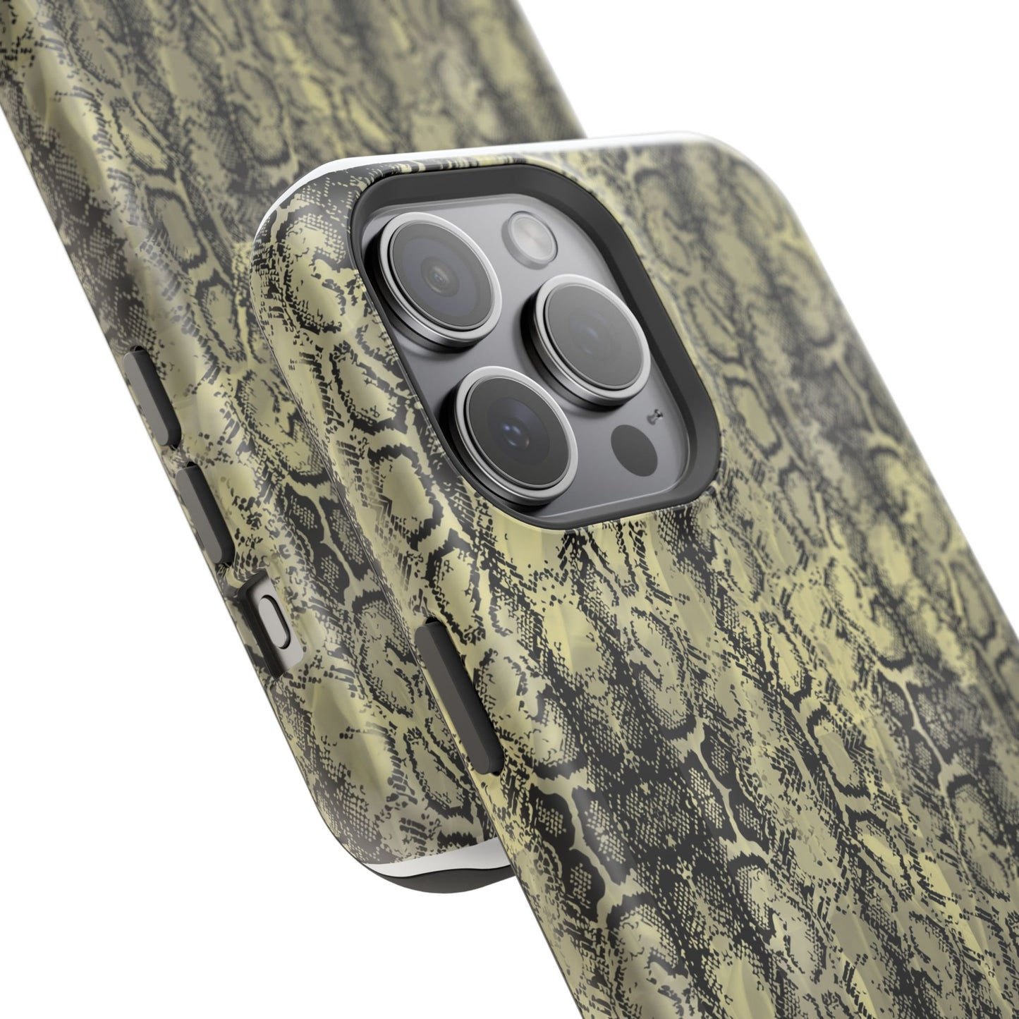 Stylish Snake Skin Magnetic Tough Case - Durable Protection for Your Phone